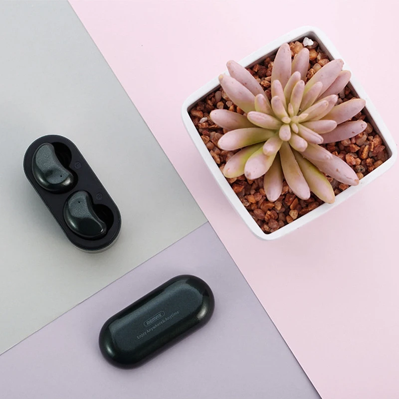 Наушники REMAX, TWS-5, беспроводные Bluetooth наушники, близнецы, наушники с зарядной коробкой, Bluetooth 5,0, смарт-контакт, стерео
