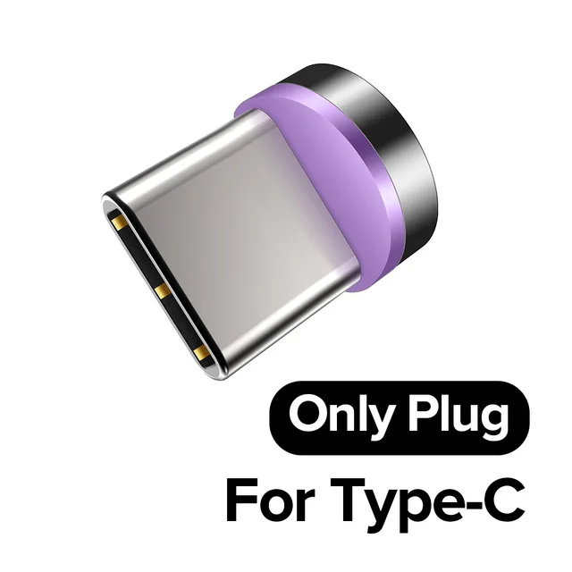 Oppselve Магнитный кабель usb type-C для мобильного телефона samsung S9 S10 Note 9 8 huawei Magnet 5A Быстрая зарядка зарядное устройство - Цвет: Only Type C Adapter