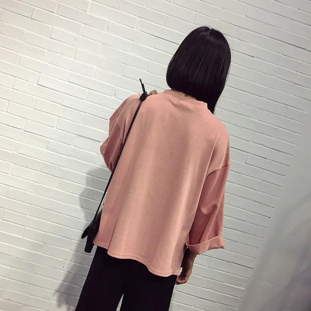 Блузка женская однотонная с рукавом 3/4 батальных размеров весна 2020 |