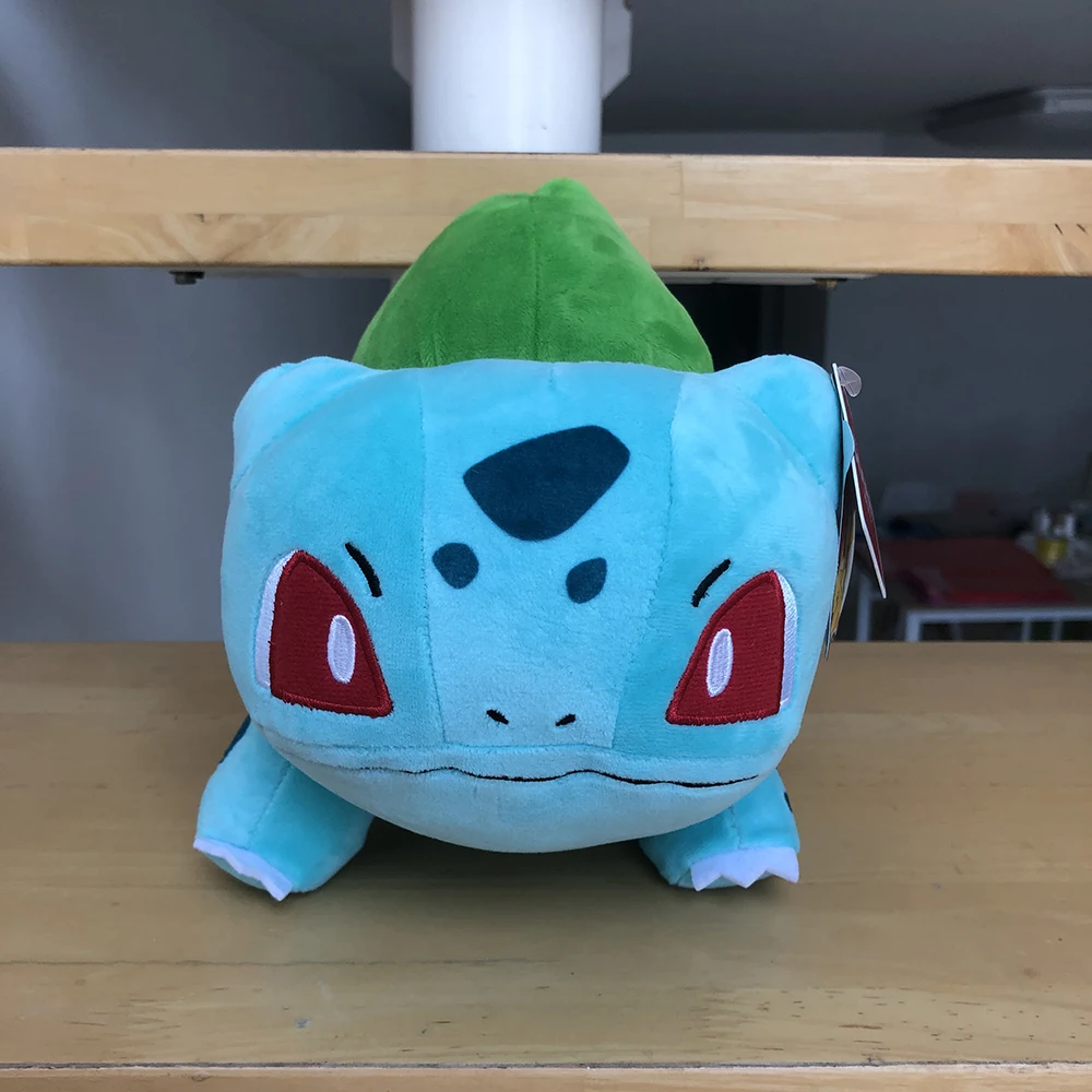 Kawaii Pikachu Charmander Squirtle Bulbasaur Lapras плюшевая кукла мягкая качественная Игрушка Аниме игровой периферический продукт подарки
