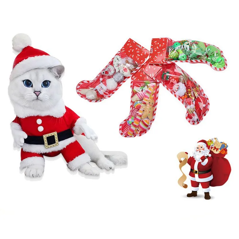 

Pets Cat Toys Christmas Kitten Love New Pet Toy Set Cat Channel Funny Cat Stick Mouse Supplies Value Bundle