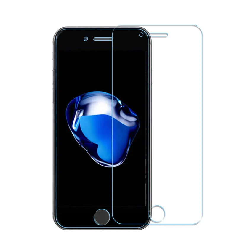 Закаленное стекло для iPhone7 8 7p 8p пленка полный экран Покрытие Фиолетовый
