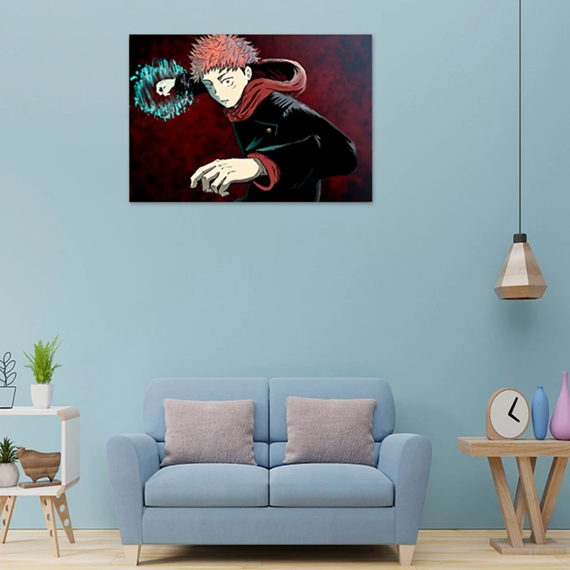 

8Pcs/set Anime Jujutsu Kaisen Posters Kraft Paper Vintage Poster Wall Art Painting Study Home Living Room Decoration 42*29cm