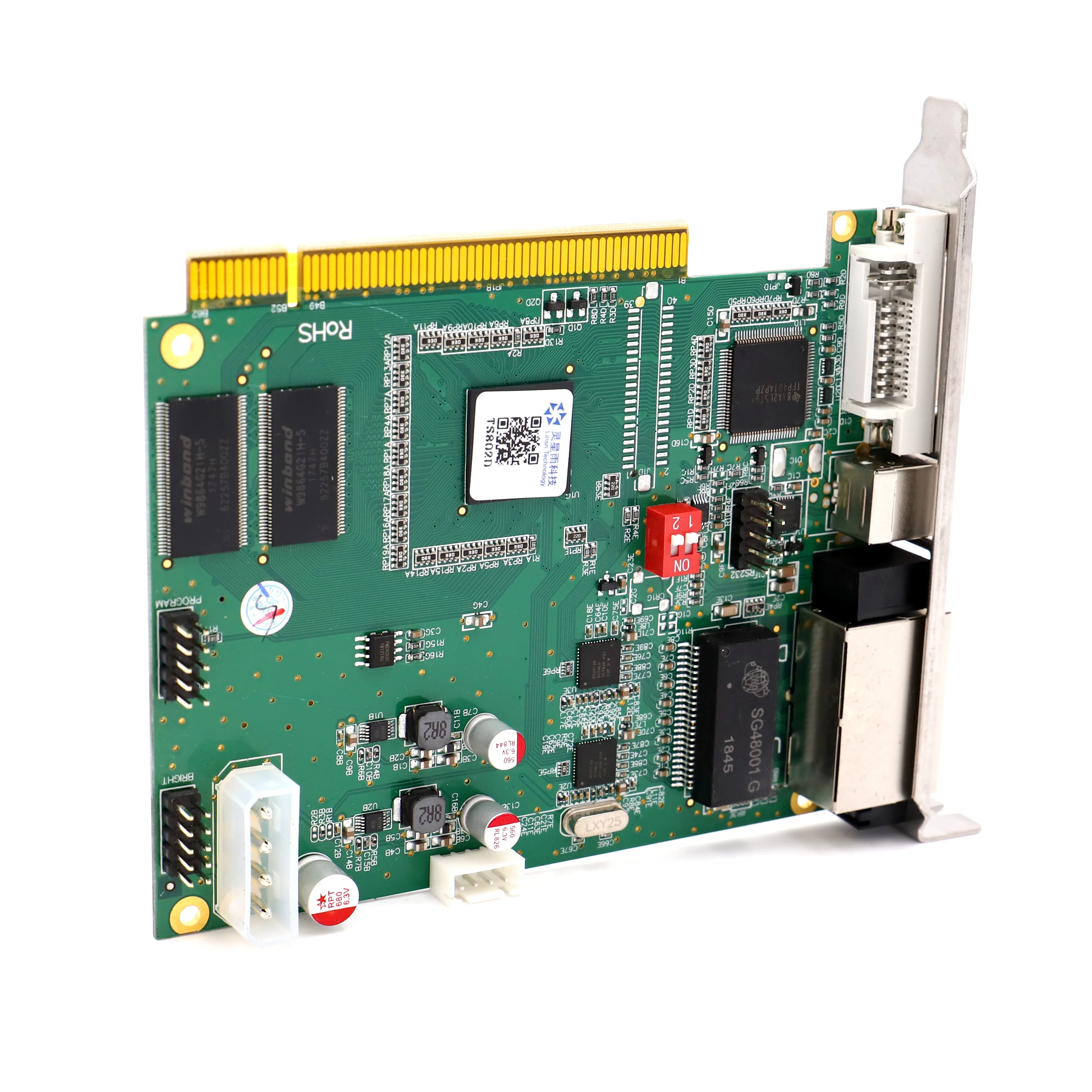 LINSN TS802D светодиодный экран отправляющая карта TS802 TS801 | Электронные компоненты и