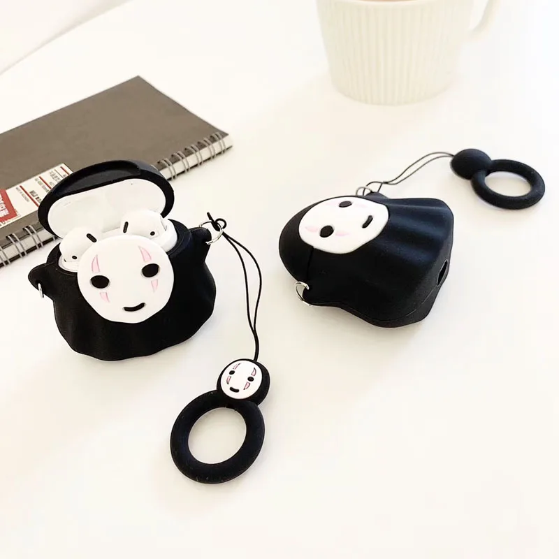 EKONEDA Мультфильм силиконовый защитный чехол для Airpods чехол мягкий без лица человек узорной чехол для Airpods