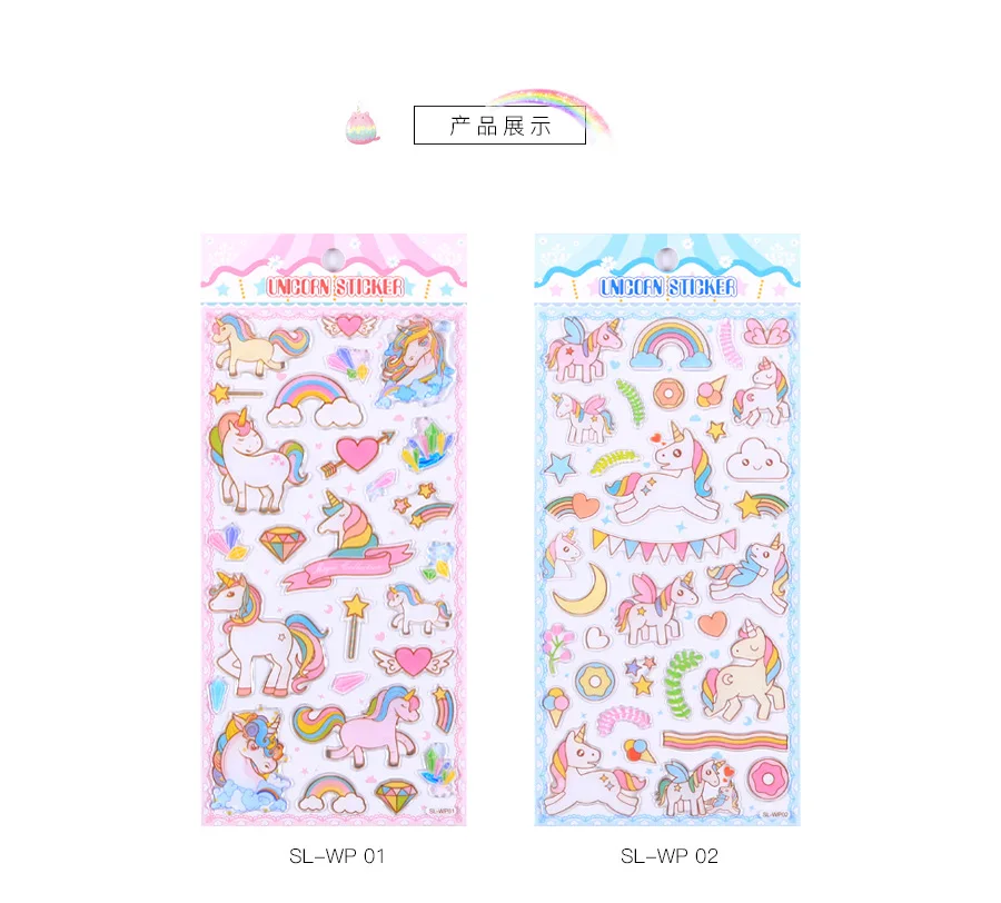 1 шт./лот Kawaii канцелярские наклейки Единорог девушка сердце декоративные мобильные наклейки Скрапбукинг DIY японские ремесленные наклейки
