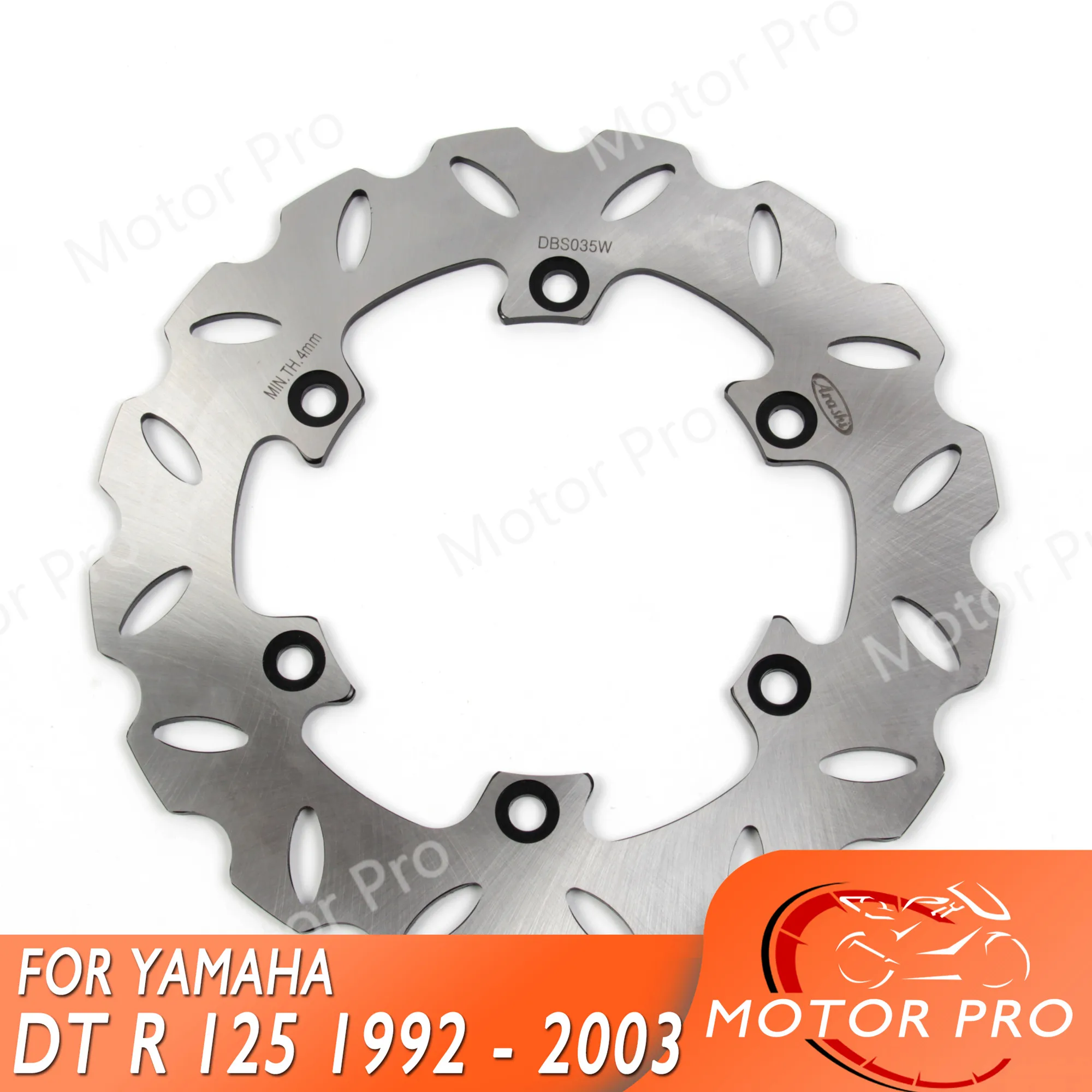 Задний тормозной диск для мотоцикла YAMAHA DT125 R DT 125 DT125R 1992 1993 1994 1995 1996 1997 1988 2003