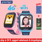 Greentiger 4G сеть A36E Wifi GPS SOS Смарт-часы дети видео звонок IP67 Водонепроницаемый Будильник камера детские часы VS Q50 Q90
