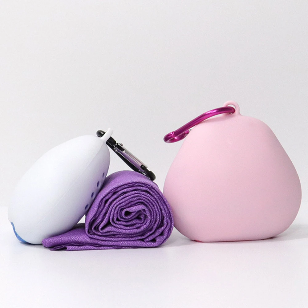 Портативное спортивное полотенце быстросохнущее охлаждающее для бега йоги