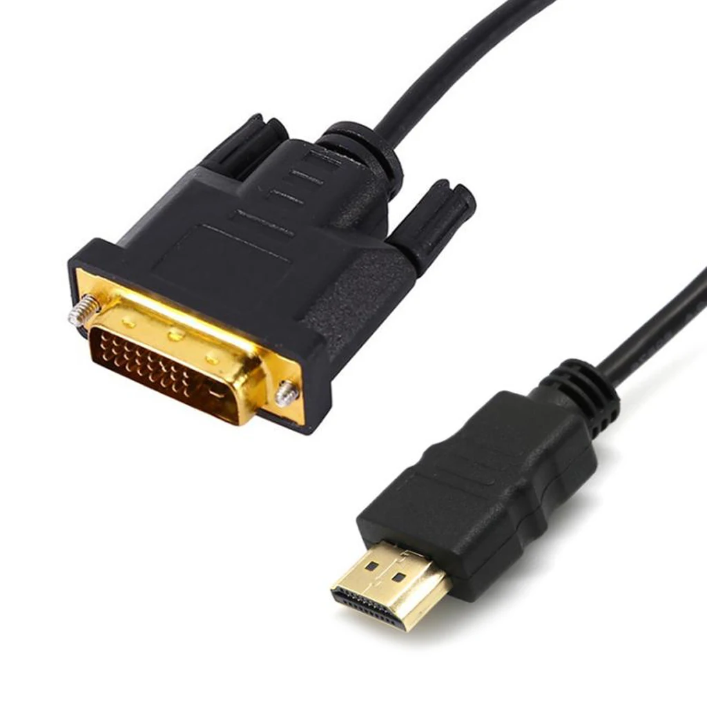 Кабель DVI HDMI 1 8 м кабель шнур D адаптер для ПК ноутбука HDTV|Адаптеры AC/DC| |