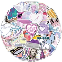 103050pcs abstract vaporwave graffiti stickers car motorcycle travel luggage guitar skateboard waterproof cool sticker kid toy