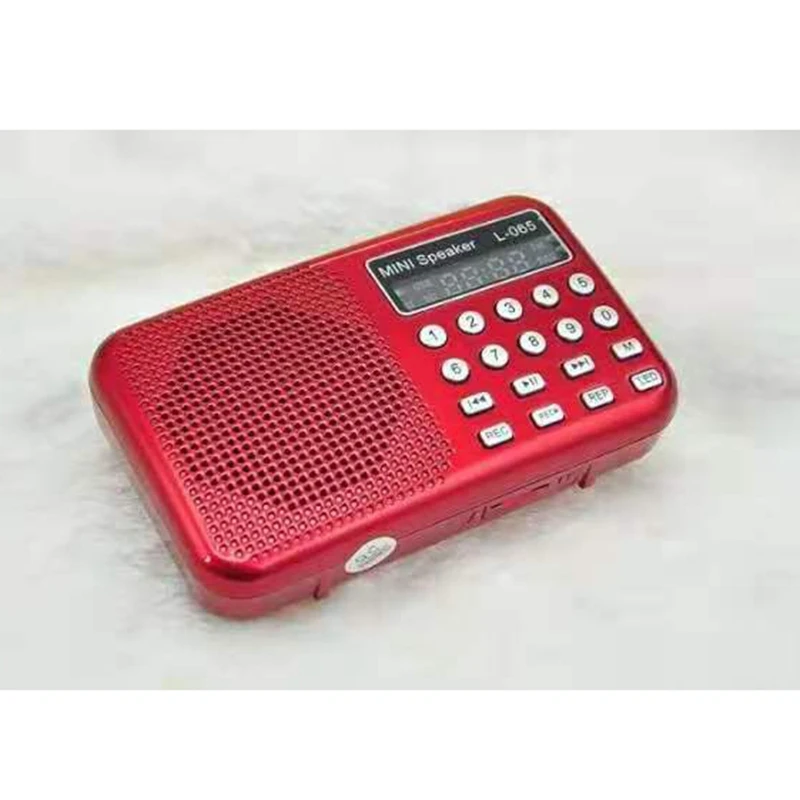 L-065 Multifunctional Mini Digital Voice Recorder Speaker with FM Radio MP3 Player LED Flashlight Support TF/USB | Электроника