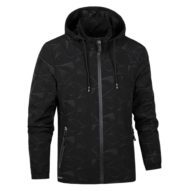 

NANCY TINO Outdoor Fishing Jacket Removable Hood Hiking Hoodie Polyester Breathable Coat Cycling Camping Seamless Zipper Clothes
