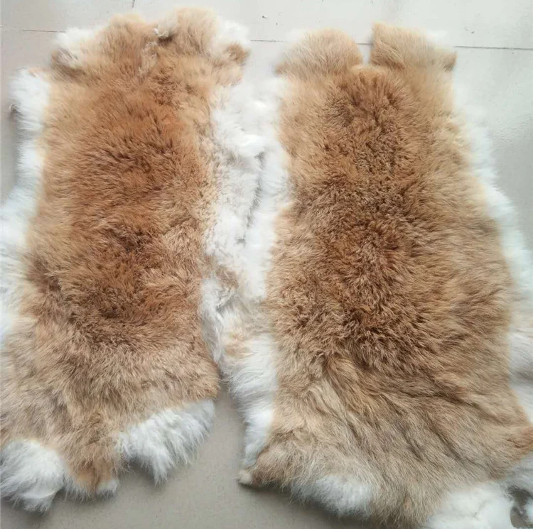 Оптовая продажа по низкой цене натуральный кроличьи шкуры дубленого меха|rabbit