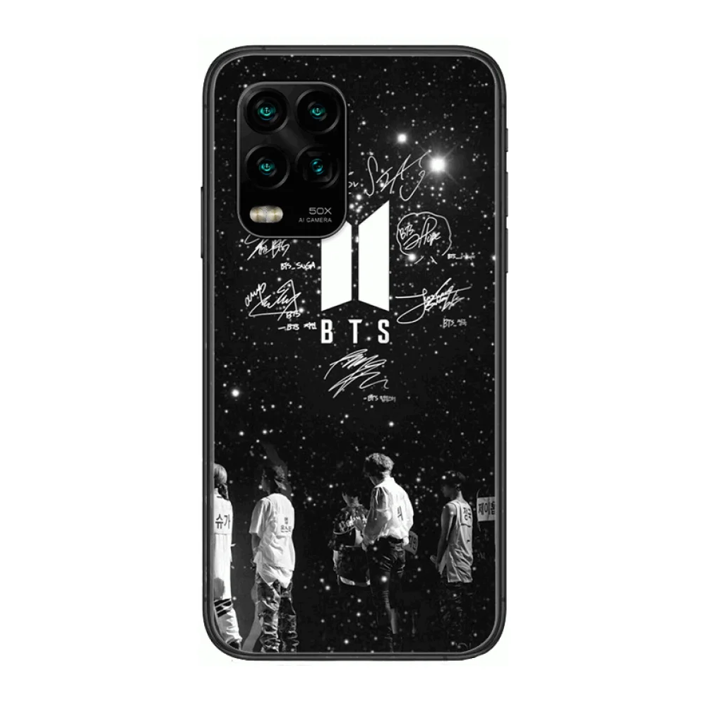

Stylish B-BTS Custom shell Phone Case For xiaomi Redmi Note 9S 8 7 6 5 A Pro T Anime Black Cover Silicone Back Pretty senior