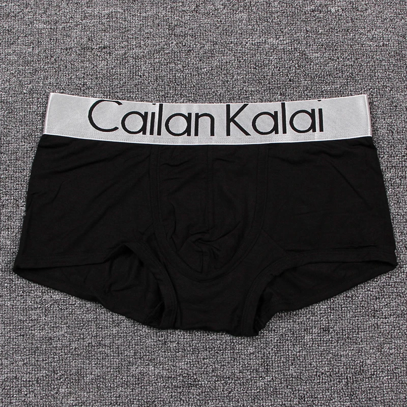 4 шт/нижнее белье с принтом Для мужчин хлопковые трусы-боксеры из модала трусы