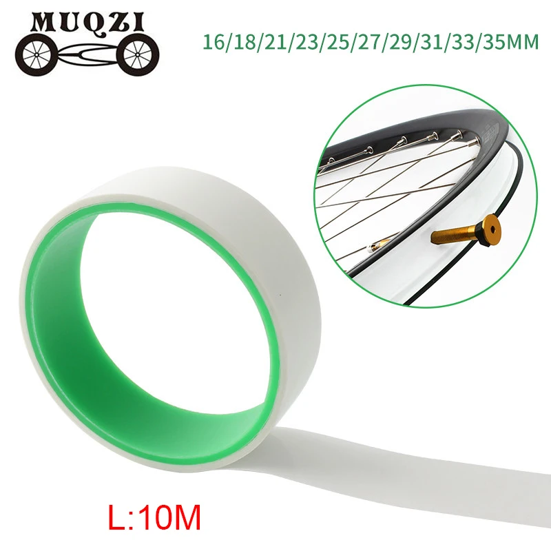 

MUQZI 10m Tubeless Rim Tape Width 16/18/21/23/25/27/29/31/33/35mm For Mountain Bike Road Bicycle wheel carbon wheelset Original