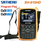 ЖК-экран Sathero SH-810HD, 3,5 дюйма, TFT, DVB-S2, комбинированный, DVB-T2, поддержка видеонаблюдения 8PSK 16apsk, цифровой измеритель 810HD