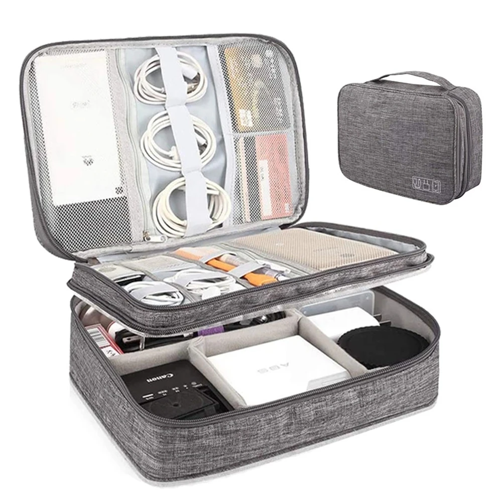 

Держатель для кабеля, органайзер, зарядное устройство, цифровой Usb-гаджет, портативный чехол для электронных наушников, чехол для хранения н...