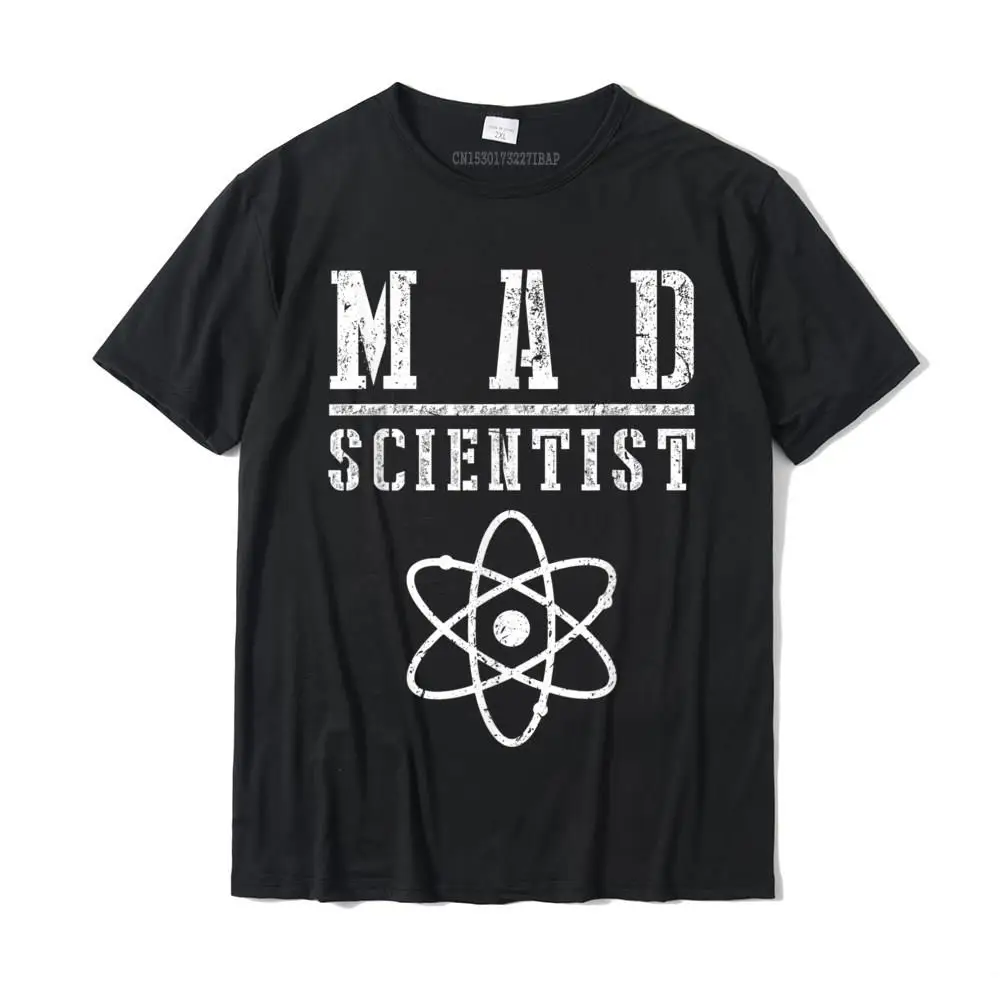 

Mad Scientist Shirt Funny Science Nerd Chemistry Physics Youth Classic Normal Tops Shirts Cotton Top T-Shirts Street