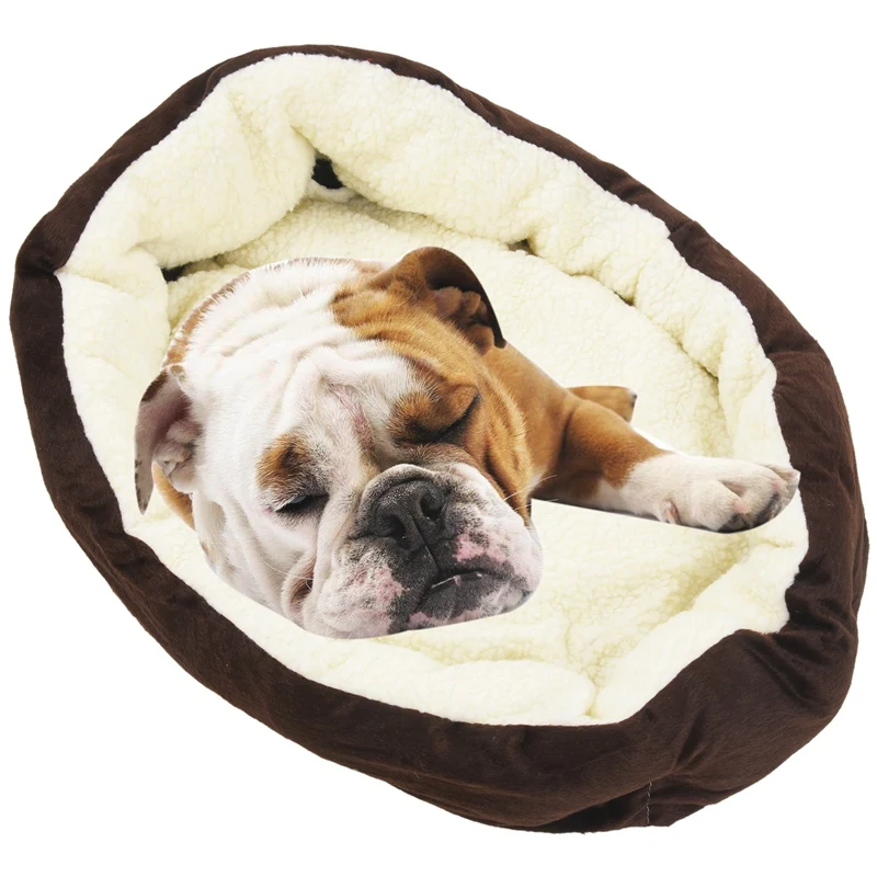 Cart Basket Niche removable cushion House Bed For Dog Cat Pet Size S 46*42*15cm COFFE | Дом и сад