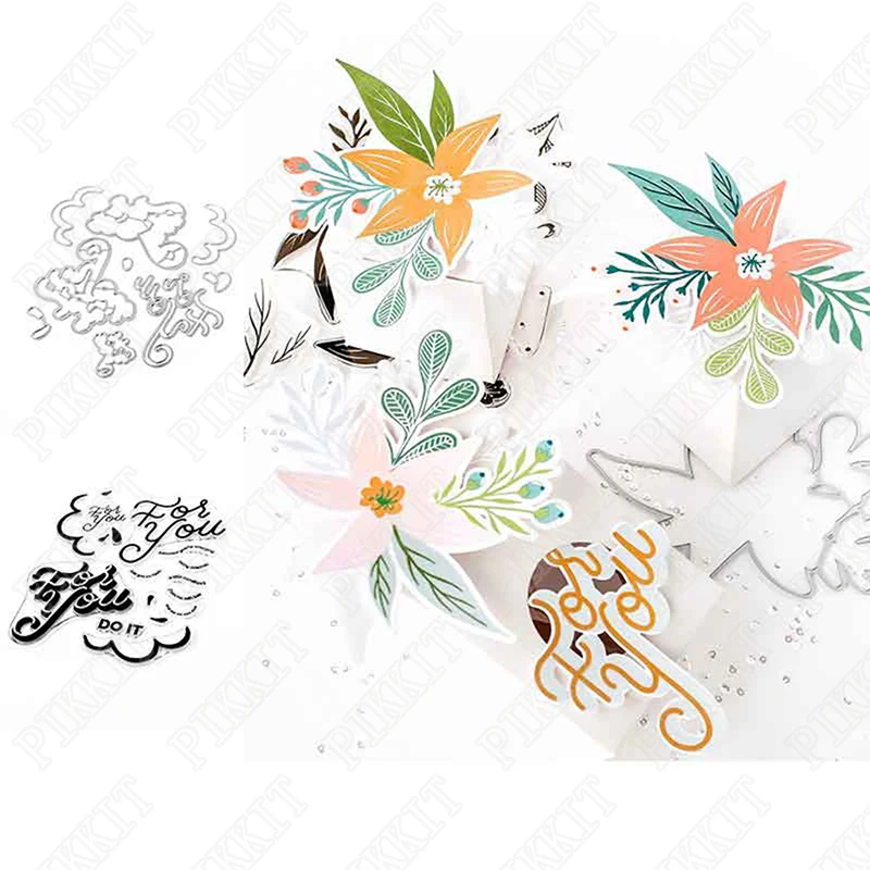 

Exquisite Pattern Metal Cutting Dies and stamps Scrapbook Diary Decoration Embossing Template DIY Greeting Card Handmade 2021