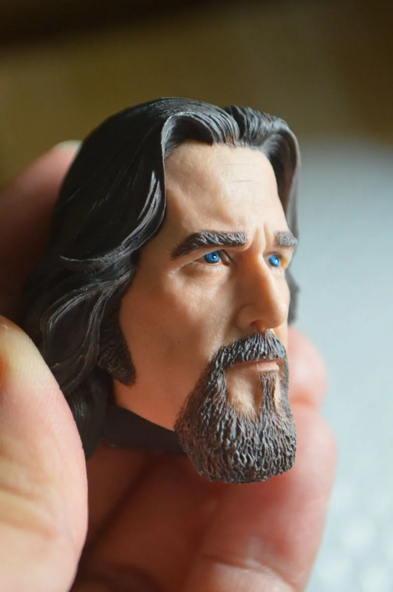 

1/6 Christopher Lee Head Sculpt PVC Male Head Carving Fit 12'' Male Action Figure Body Model Toy