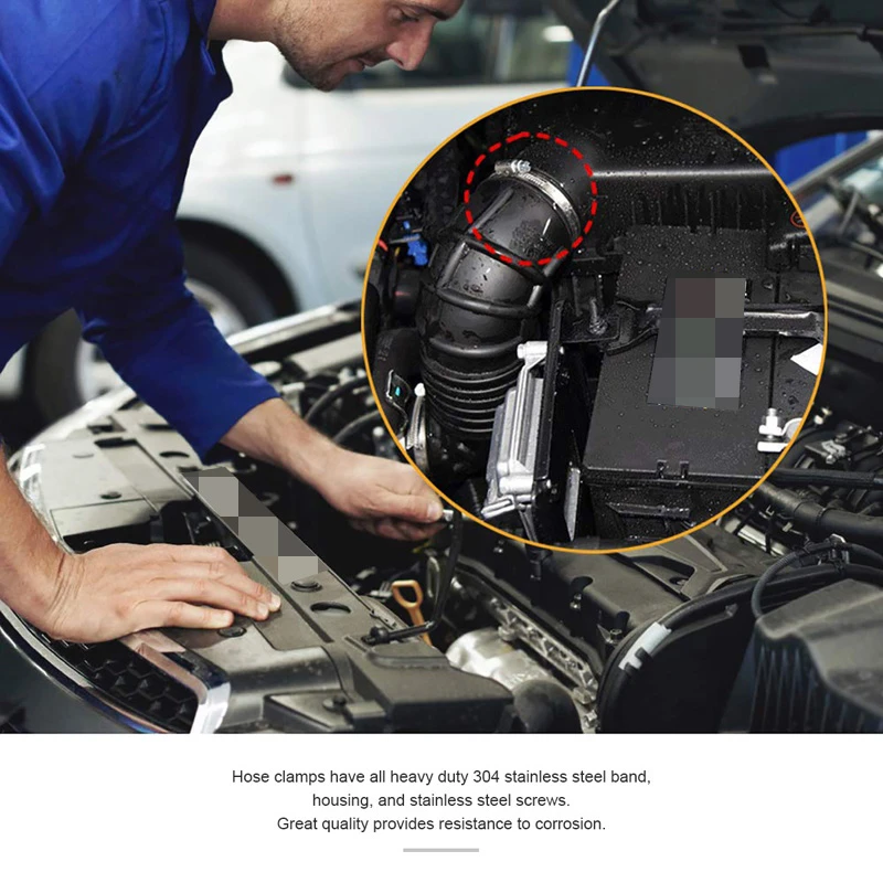 SPEEDWOW 304 нержавеющая сталь универсальный привод турбо шланг линия винтовой