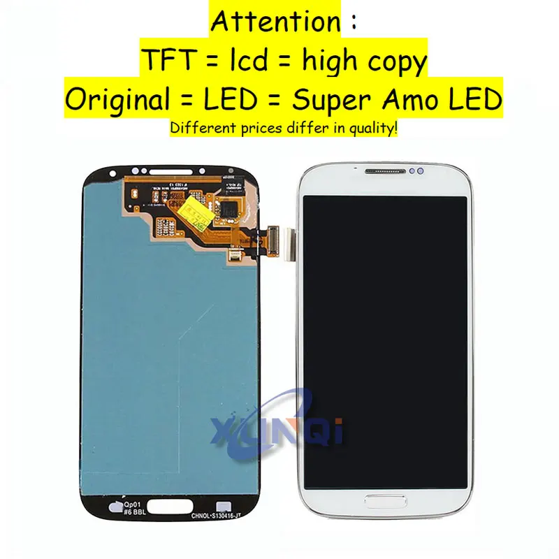 Жк дисплей AMOLED для Samsung Galaxy S4 i9500 i9505 i9506 i9515 i337 сенсорный экран с дигитайзером в