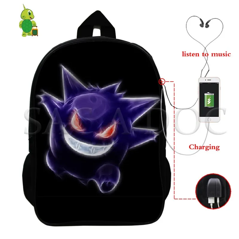 Pokemon Mewtwo Umbreon рюкзак для женщин и мужчин многофункциональный USB зарядка школьные и дорожные сумки для подростков студентов ноутбук рюкзак - Цвет: 5