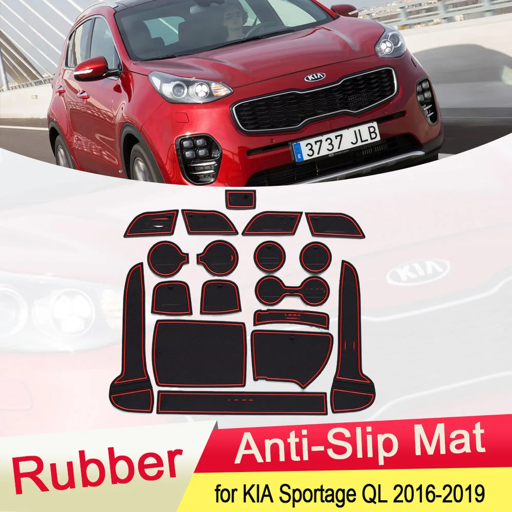 Коврик Противоскользящий резиновый для KIA Sportage QL KX5 2016 2017 2018 2019 | Автомобили и