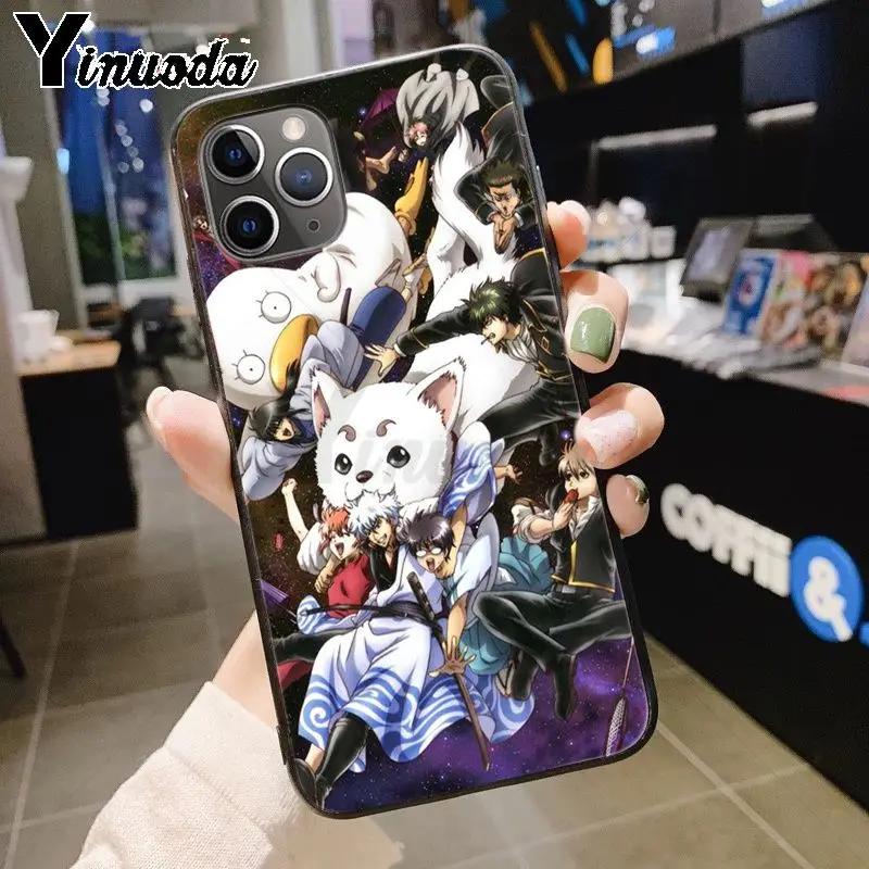 Yinuoda гинтама аминовый Защитный Мягкий ТПУ чехол для телефона для iPhone 7plus 6S 7 8 8Plus Xs max xr 5S 11pro чехол
