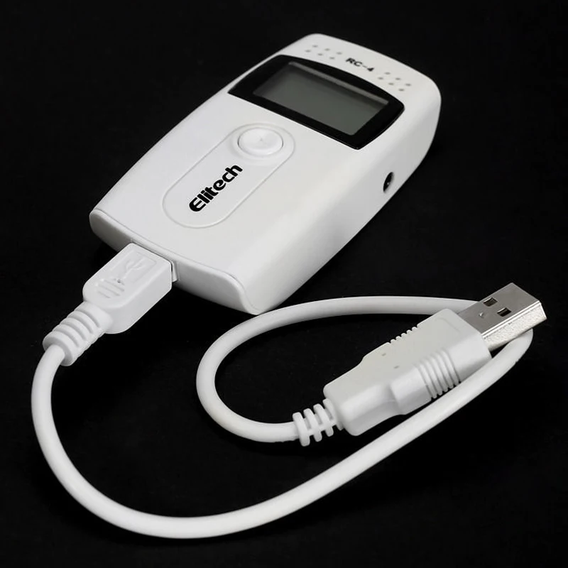 ELITECH RC-4 USB регистратор данных температуры Регистратор внешний датчик 16000 точка |