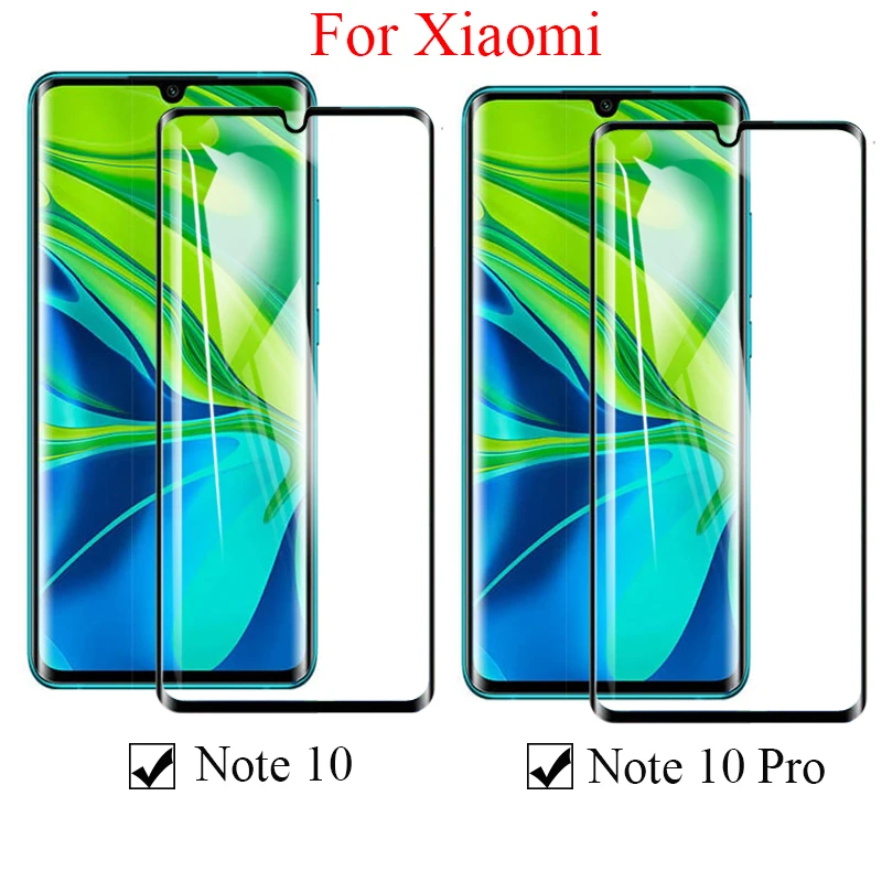 Защитное стекло для Xiaomi Mi Note 10 pro Защитная пленка экрана note10 10pro xiaomei not10 glas 9h 3D |