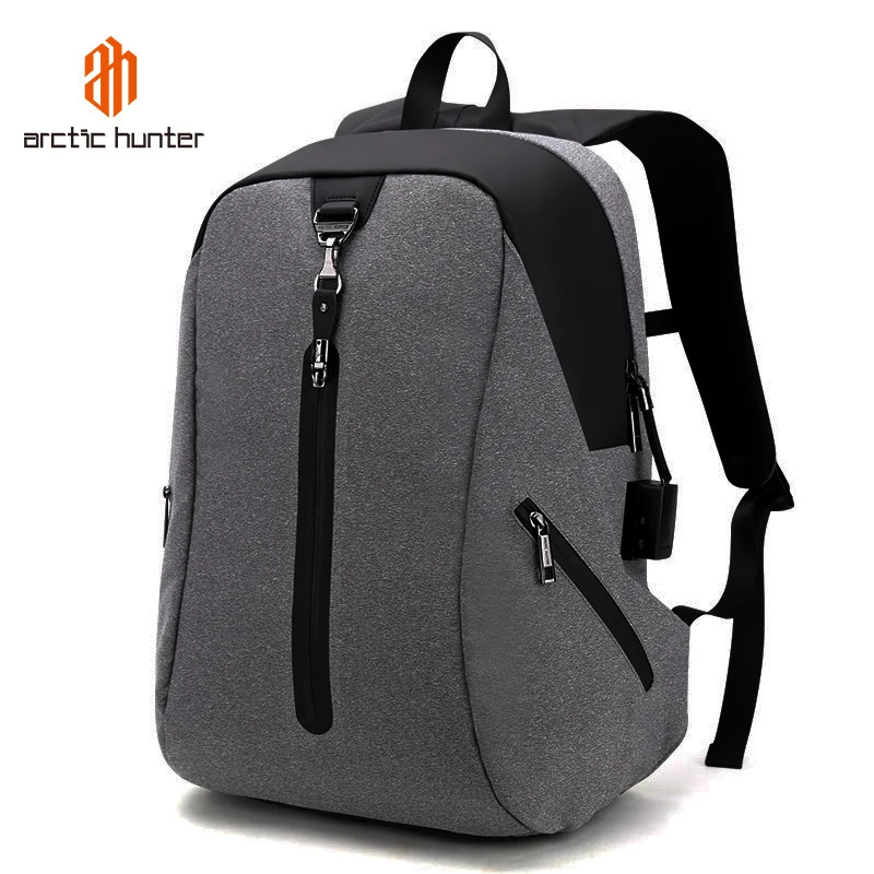 Рюкзак ARCTIC HUNTER мужской с USB защитой от кражи и системой сигнализации деловой