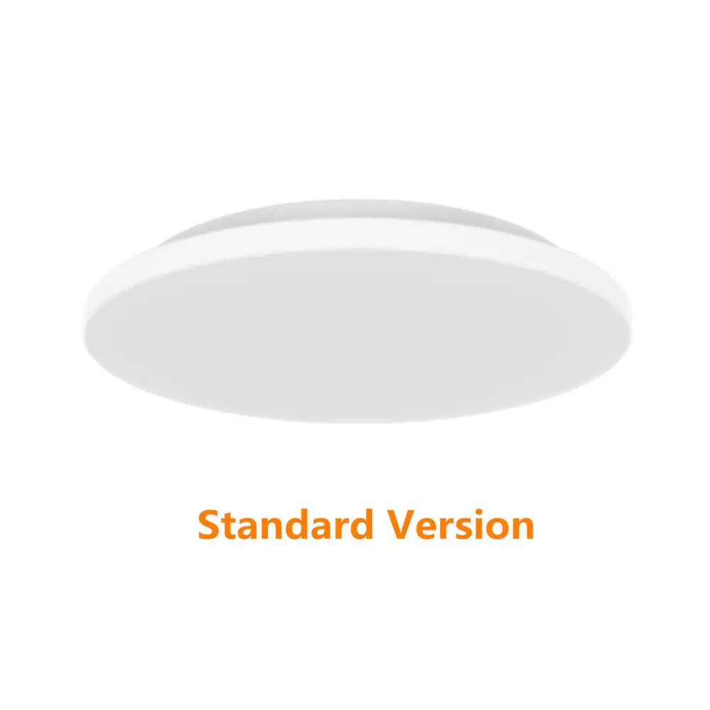 Standard Version Xiaomi Yeelight светодиодный потолочный светильник 420 мм пульт дистанционного управления 24 Вт 3 передач Регулируемый пылезащитный потолочный светильник для гостиной спальни - Цвет: Standard Version
