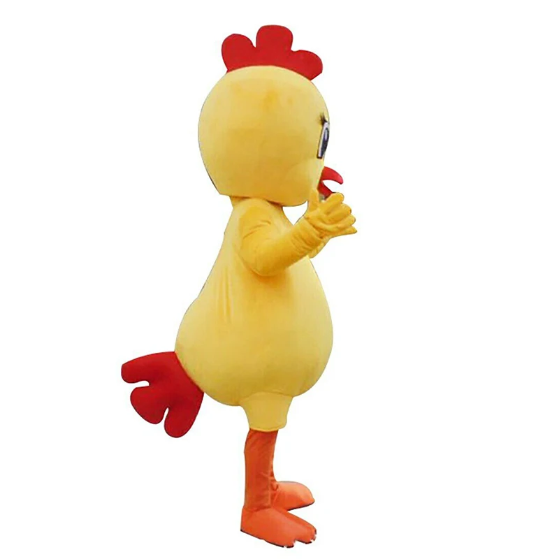 Цыпленок талисман костюмы для костюмированной вечеринки Вечерние игры платье на