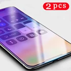 Закаленное стекло с защитой от синего света для iphone 11 pro X XR XS MAX, защитная пленка для iphone 5 s, 6, 6S, 7, 8 plus, защита экрана телефона