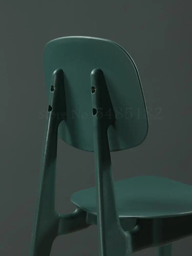 Скандинавский Маленький стул для взрослых пластиковый компактный домашний