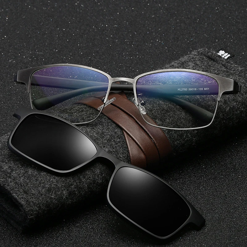 Солнцезащитные очки поляризационные UV400 для мужчин и женщин квадратные