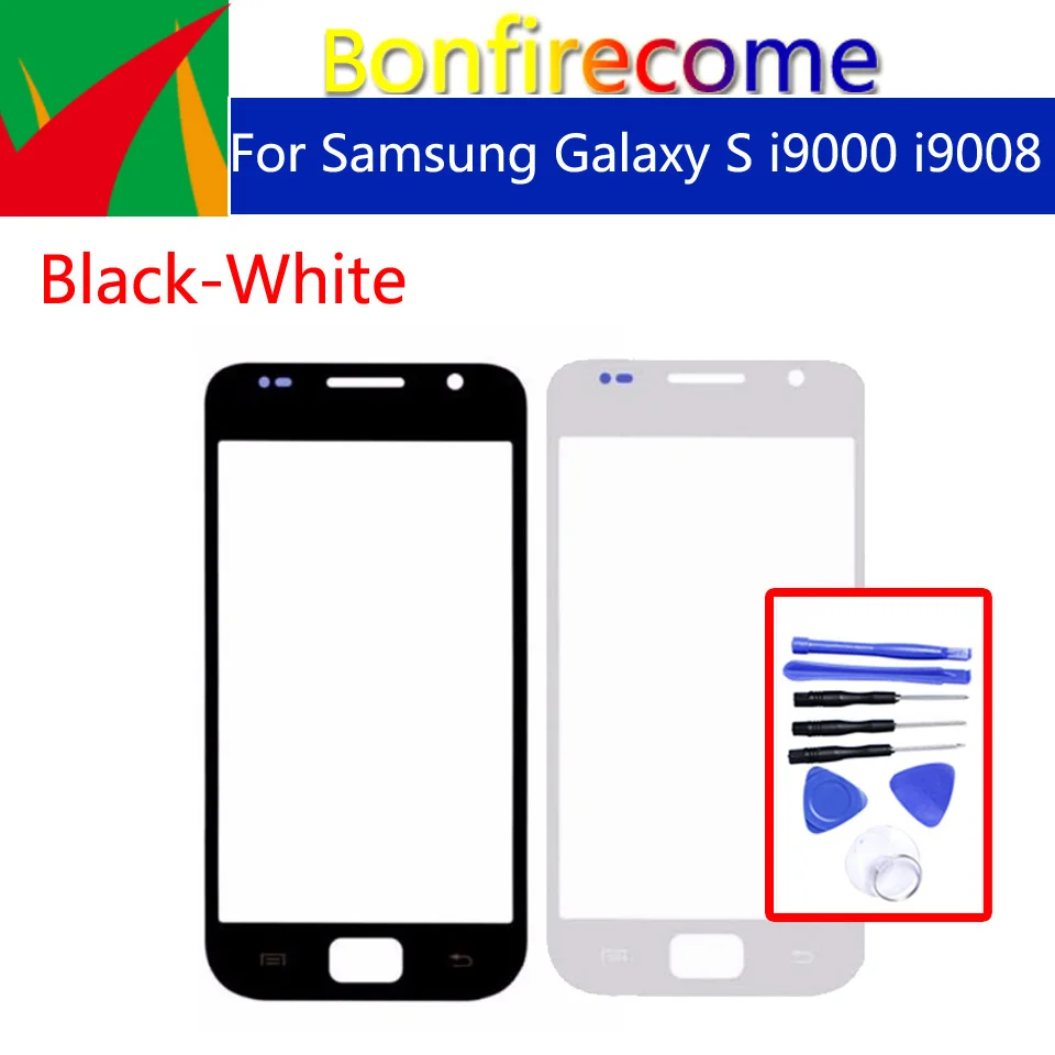 I9000 сенсорный экран для Samsung Galaxy S i9000 i9008 lcd переднее внешнее стекло Замена