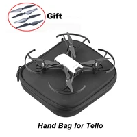 portable bag nylon carrying case for ryze tello wifi drone battery cable storage case handbag waterproof box protector