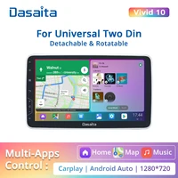 dasaita 10 2 android vehicle car gps radio player bt5 0 multimedia for vw nissan hyundai kia toyata chevrolet ford