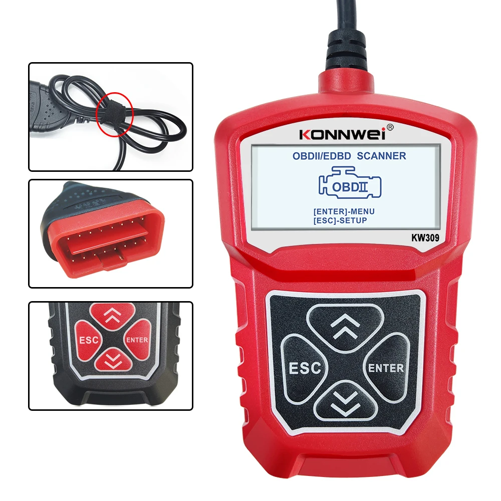 Диагностический сканер OBD2 для Mercedes Chevrolet Ford Chrysler Dodge Jeep Buick Acura ODB II ELM327 | Автомобили