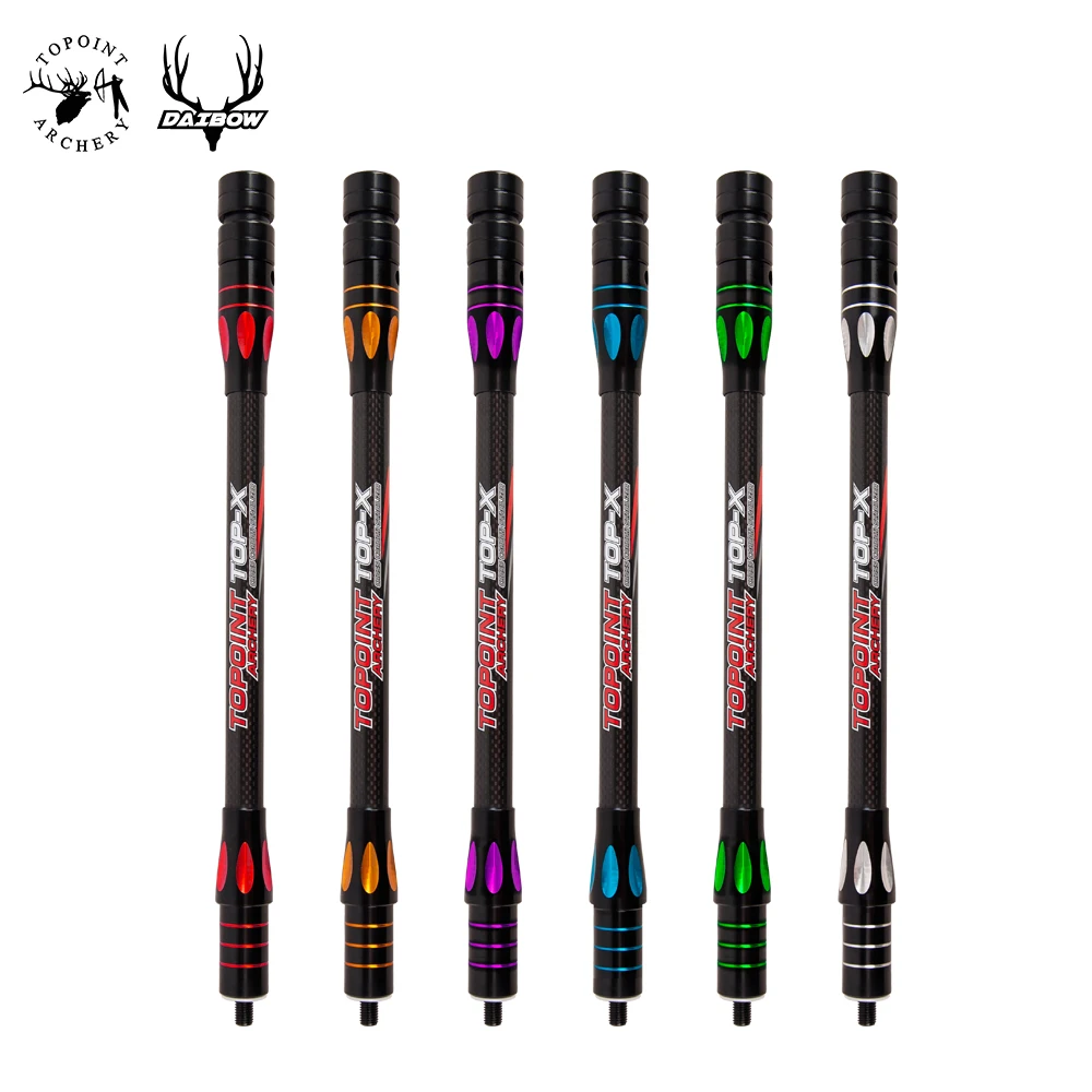 Topoint Archery PR634 боковая планка 10/12/15 дюйма двухцветный блочный лук 3K стабилизатор из