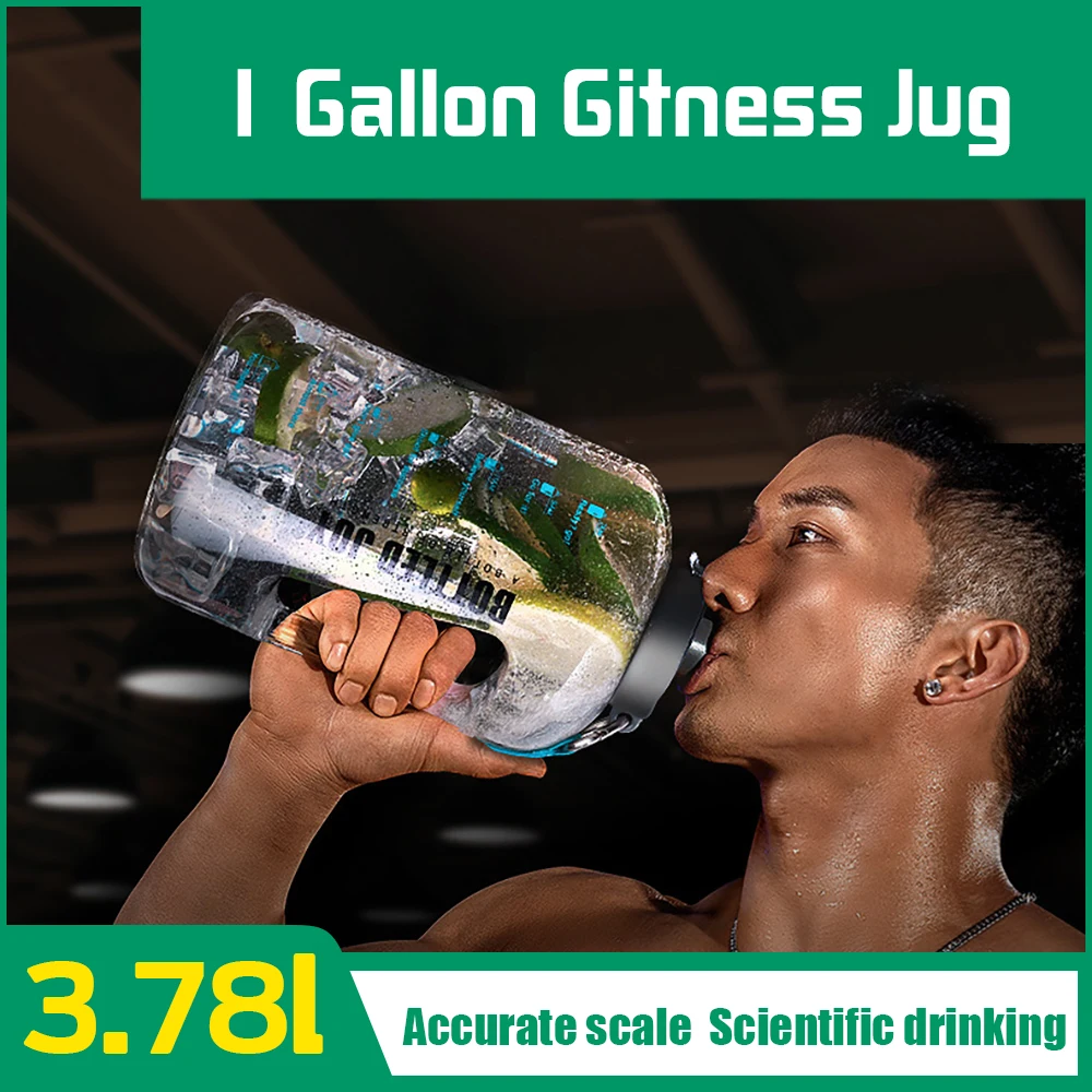 2021 бутылка для спортзала joy на один галлон. Чашка л спортивный чайник прозрачная