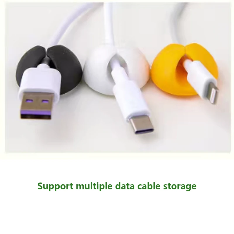 Настольный органайзер для проводов силиконовый держатель ручек зажим настенный