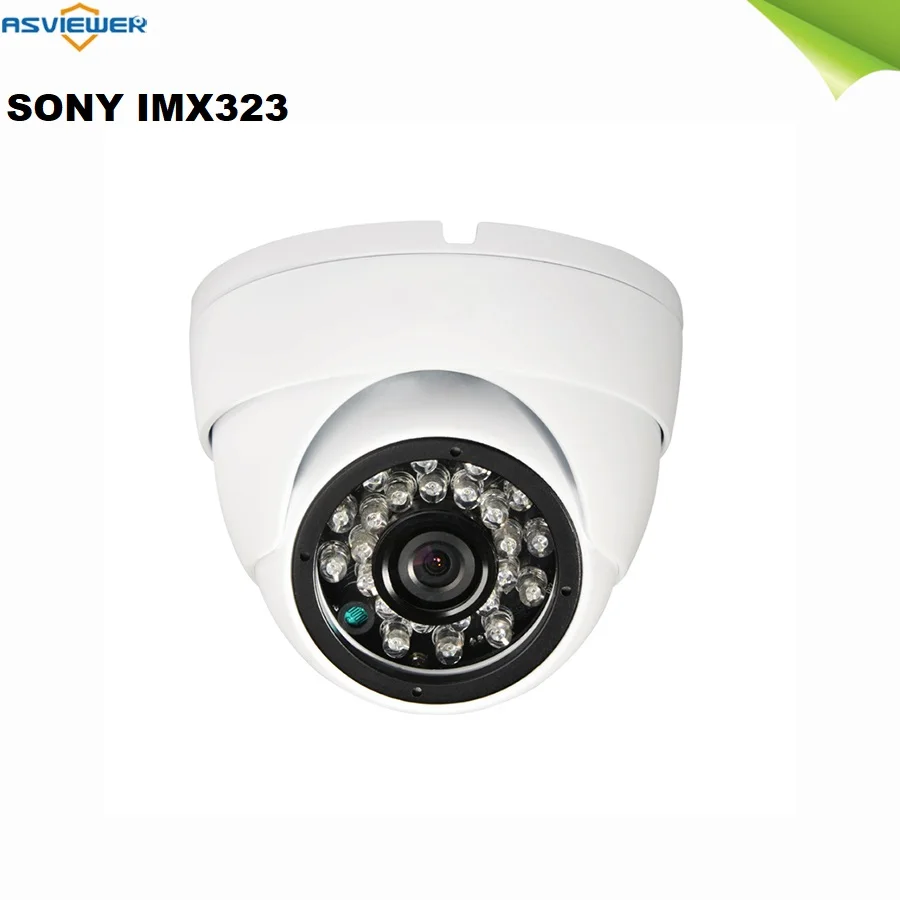 Металлическая купольная камера sony imx323 1080p гибридная ahd tvi cvi cvbs выход 4 в 1 с
