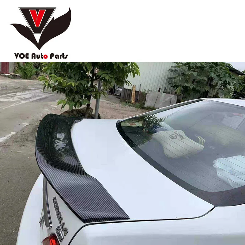 Спойлер для заднего крыла Toyota Corolla спортивный спойлер из углеродного волокна