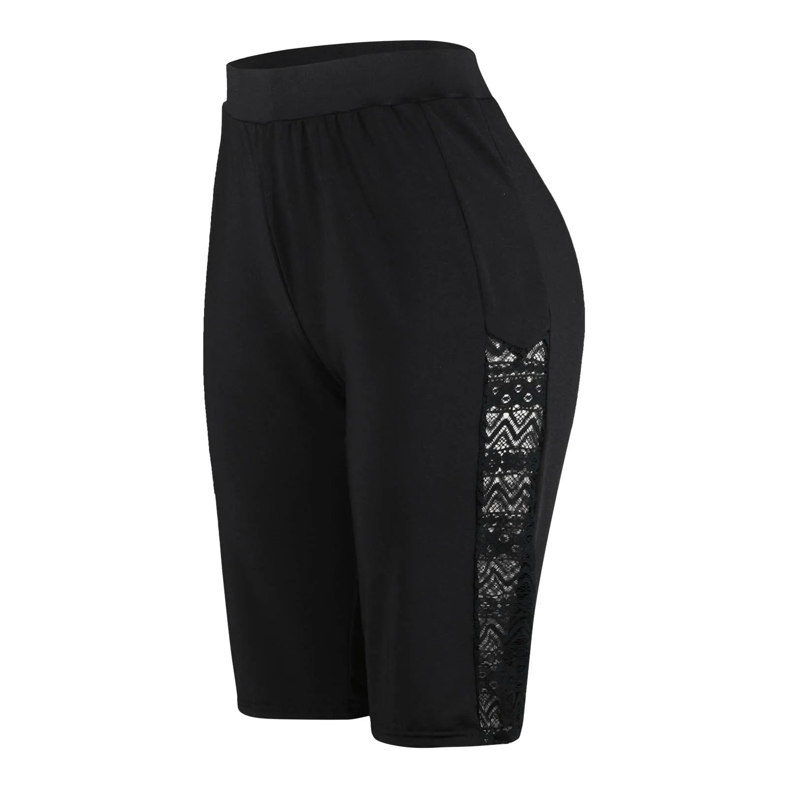 

Beach Bikini Women Sport Shorts Hollow Out Bikini Bottoms Solid Colour Swimming High Waist Trunks Women Summer Beach Swimwear